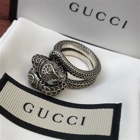 gucci g ring womens|Gucci snake ring women's.